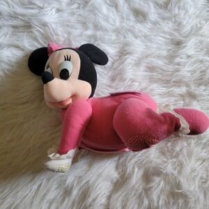 1995 Vintage Disney Mattel Baby Crawling Minnie Mouse Collectible Not working- M